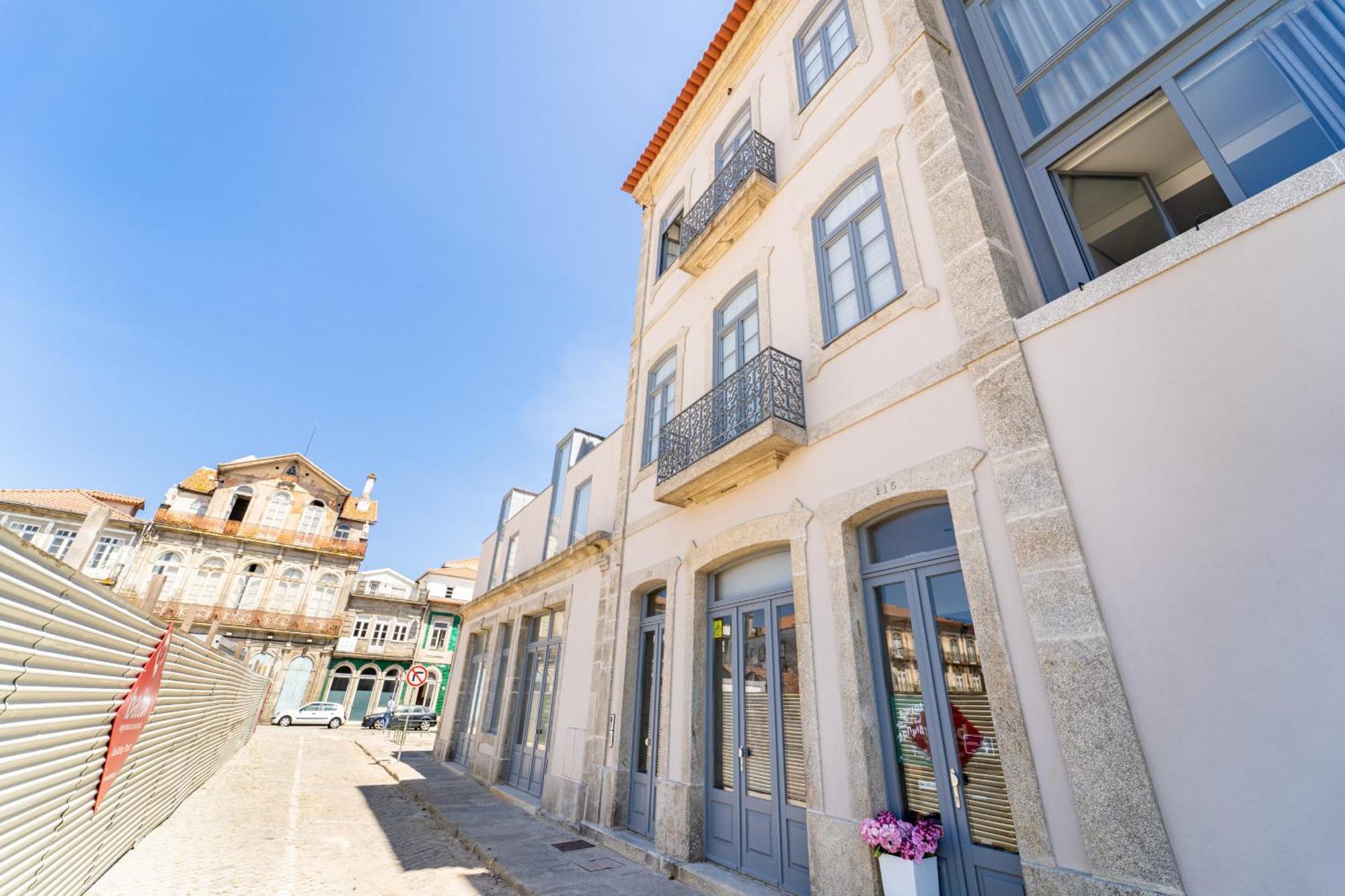 Appartamento Charming Studio Álvares Fagundes, City Center Viana do Castelo Esterno foto